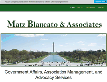 Tablet Screenshot of matzblancato.com